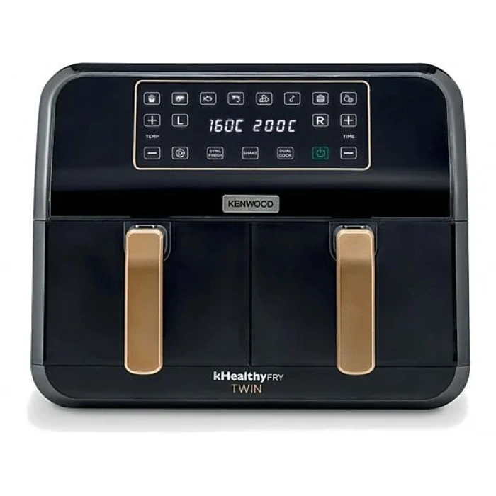 KENWOOD Dual Air Fryer Bk Copper HFP70.000BK 8 lt Yağsız Fritöz