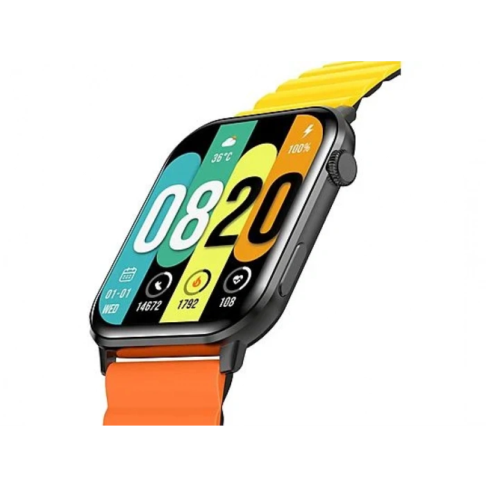 KIESLECT KS Sesli Asistan ve Arama Özellikli Akıllı Saat Siyah