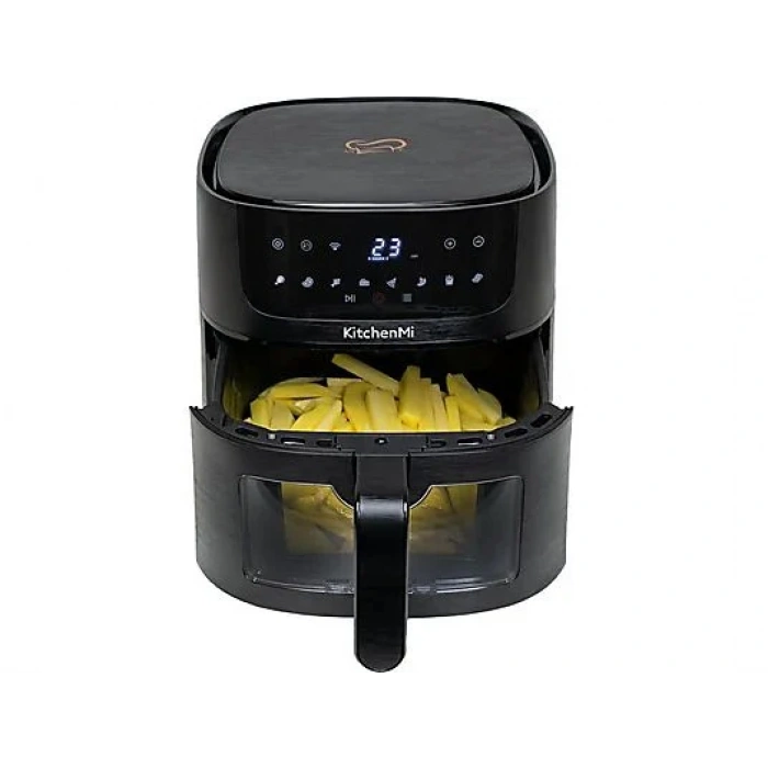 KITCHEN MI Air Fryer 6l Fritöz Siyah