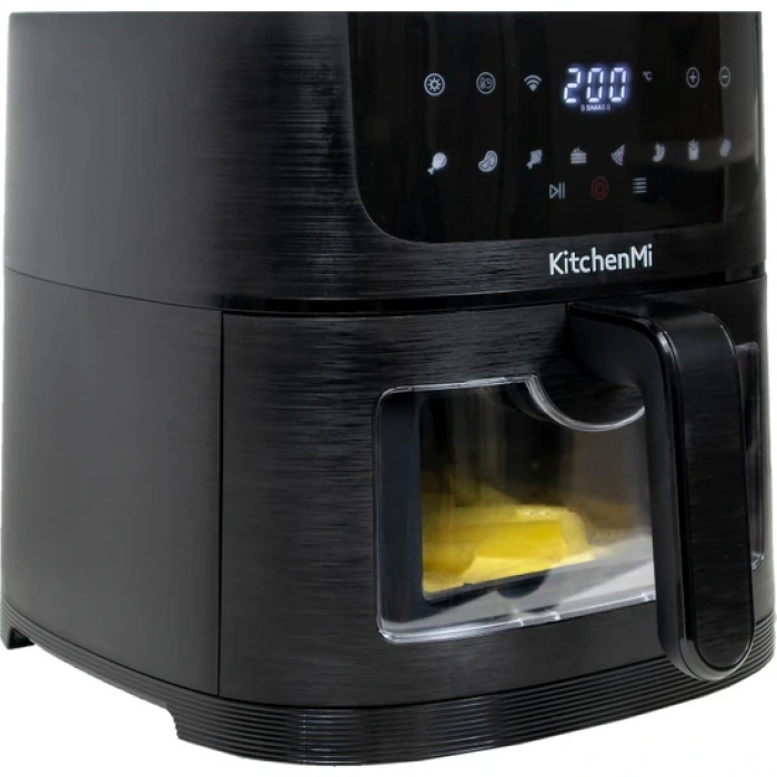 KITCHEN MI Air Fryer 6l Fritöz Siyah