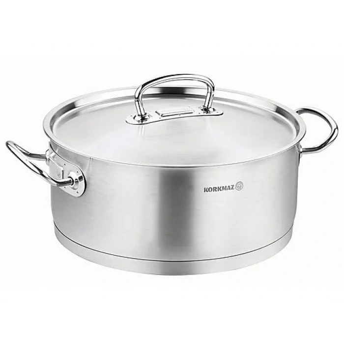 KORKMAZ A1171 Proline 28X12 Kısa Tencere Satin