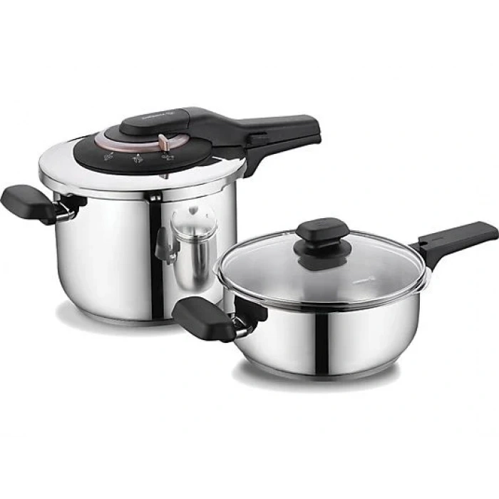 KORKMAZ A168 Vita Plus Quattro 4 Parça Düdüklü Tencere Seti