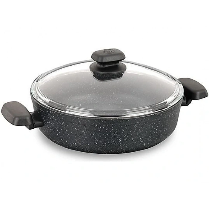 KORKMAZ A2609 Ornella 7 Parça Granit Tencere Seti