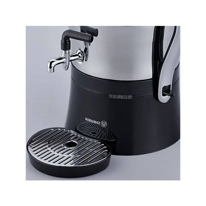 KORKMAZ A842 Çaykolik 2 Semaver Inox Krom