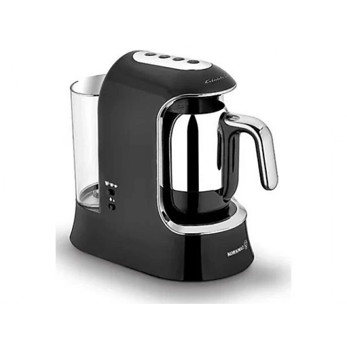 KORKMAZ A862-01 Kahvekolik Auto Türk Kahve Makinesi Siyah-Krom