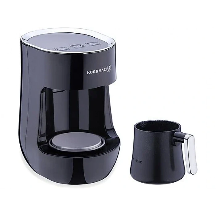 KORKMAZ A865 Otantik Türk Kahve Makinesi Siyah