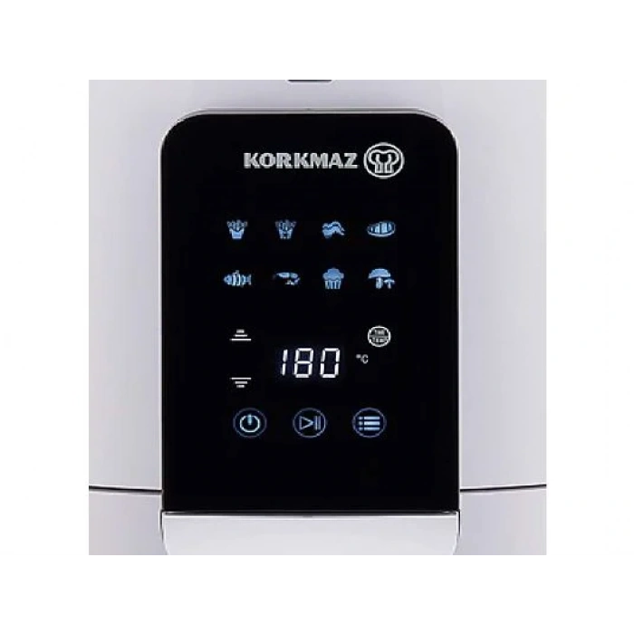 KORKMAZ A886 Air Pro 1500W 4L Air Fryer Fritöz Beyaz