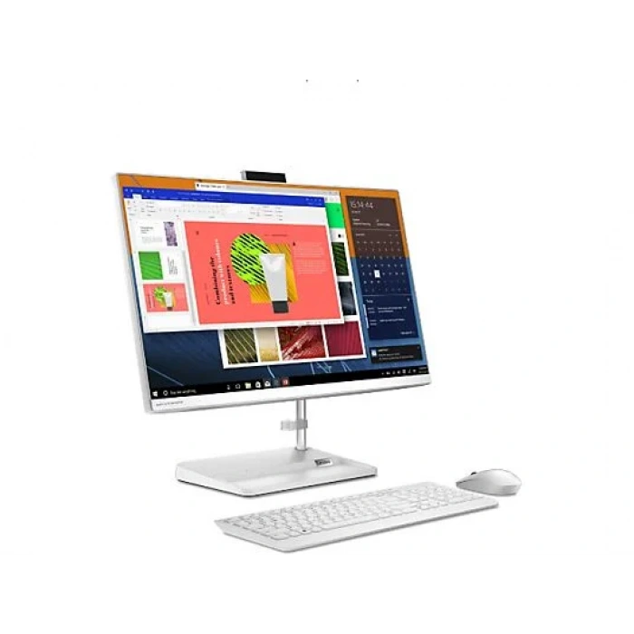LENOVO IdeaCentre AIO 3 24ALC6 R3-7330U 8GB 256GB SSD 23.8 Full HD IPS Windows 11 Home All In One Bilgisayar Beyaz F0G100S4TX