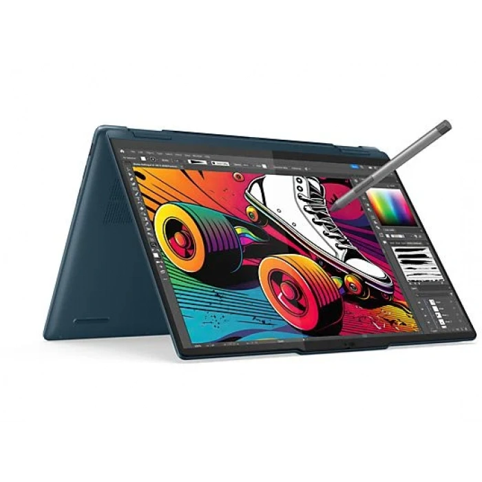 LENOVO Yoga 7 2-in-1/Intel Ultra 5 125U/16GB RAM/512GB SSD/14/Win 11/Laptop Deniz Mavisi 83DJ0016TR