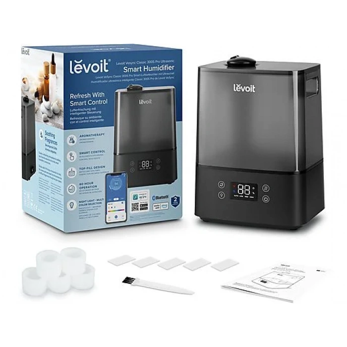 LEVOIT Classic 300S Pro Hava Nemlendiricisi Siyah