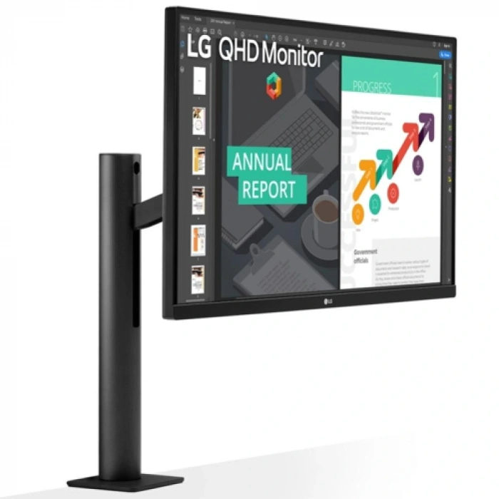 LG 27 27QN880 ERGO 2K IPS TypeC Monitör 5ms Siyah
