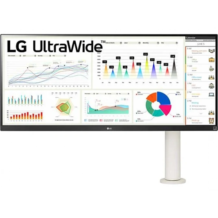 LG 34WQ680-W UltraWide 34'' 21:9 FHD 5ms 100hz FreeSync Ergo IPS Monitör Beyaz