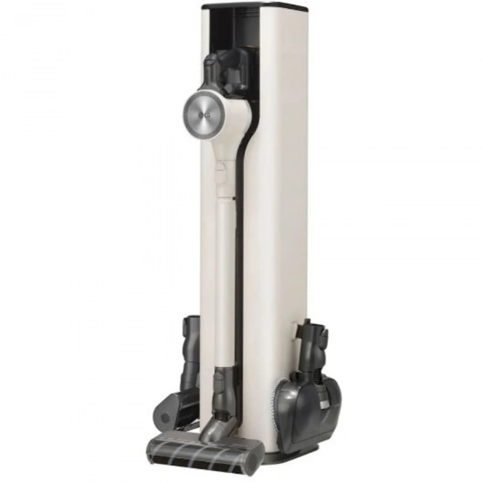 LG A9T-Ultra All in One Tower Kablosuz Şarjlı Dikey Süpürge Bej