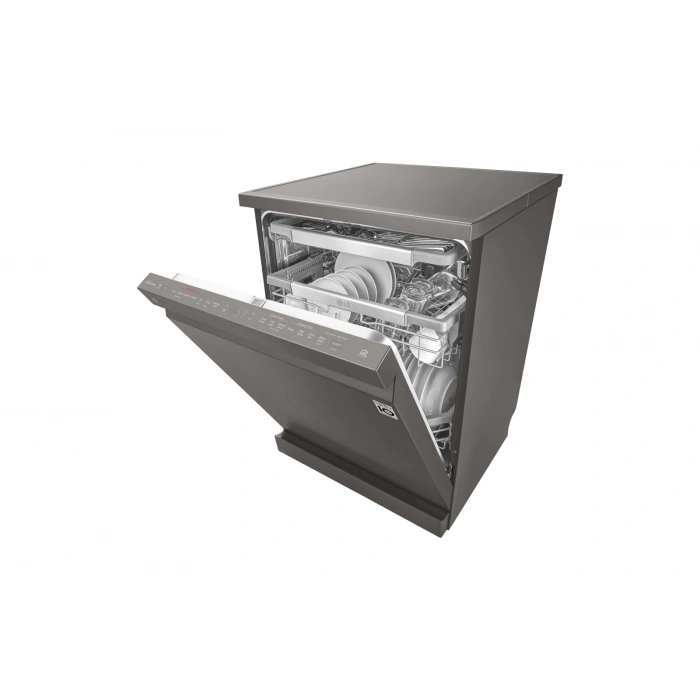 LG DFC325HD D Enerji Sınıfı 14 Kişilik 8 Programlı Bulaşık Makinesi Metalik Siyah