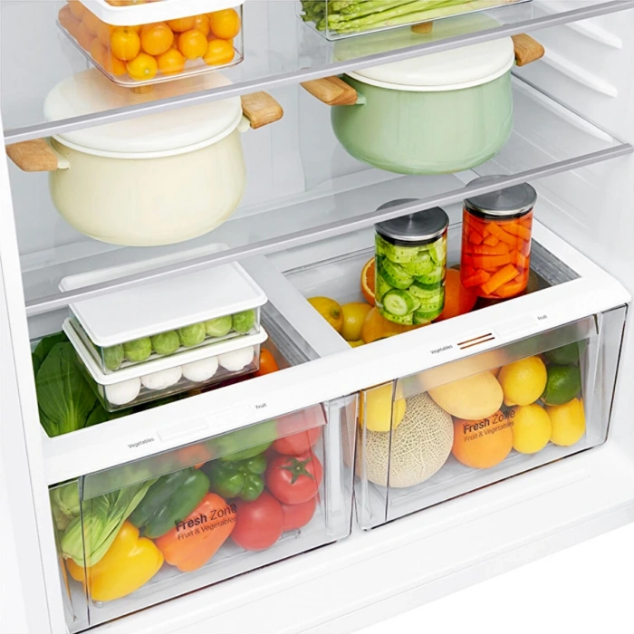 LG GR-H802HQHJ 592 L E Enerji Sınıfı No Frost Üstten Donduruculu Beyaz Buzdolabı