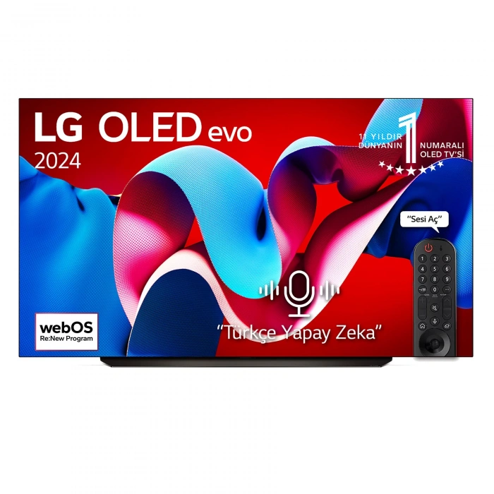 LG OLEDC46 83 inç 210 Ekran 4K Smart AI Sihirli Kumanda Dolby Vision webOS24 OLED evo TV