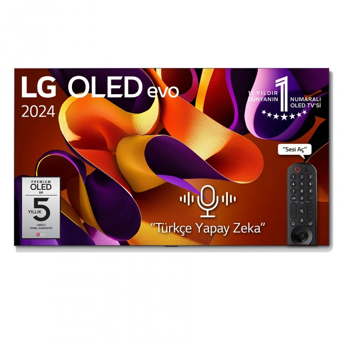LG OLEDG45 77 inç 195 Ekran 4K Smart AI Sihirli Kumanda Dolby Vision webOS24 OLED evo TV