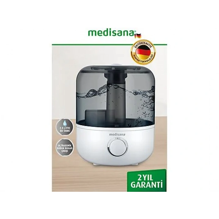MEDISANA 45051 Aroma Fonksiyonlu 2.5L Buharlı Hava Nemlendirme Cihazı
