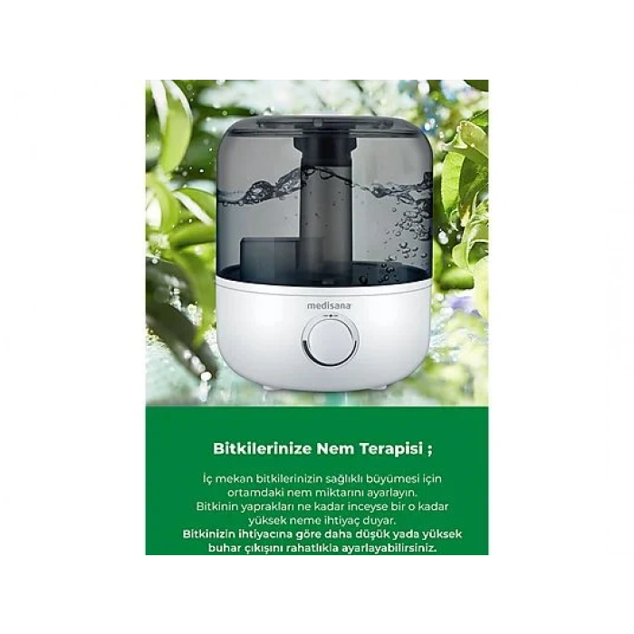 MEDISANA 45051 Aroma Fonksiyonlu 2.5L Buharlı Hava Nemlendirme Cihazı
