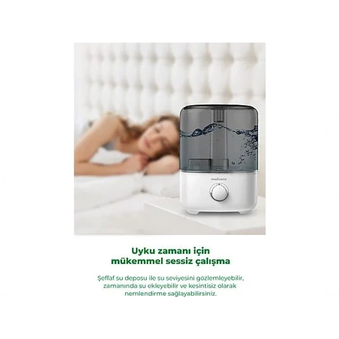 MEDISANA 45071 Aroma Fonksiyonlu 4.5L Buharlı Hava Nemlendirme Cihazı
