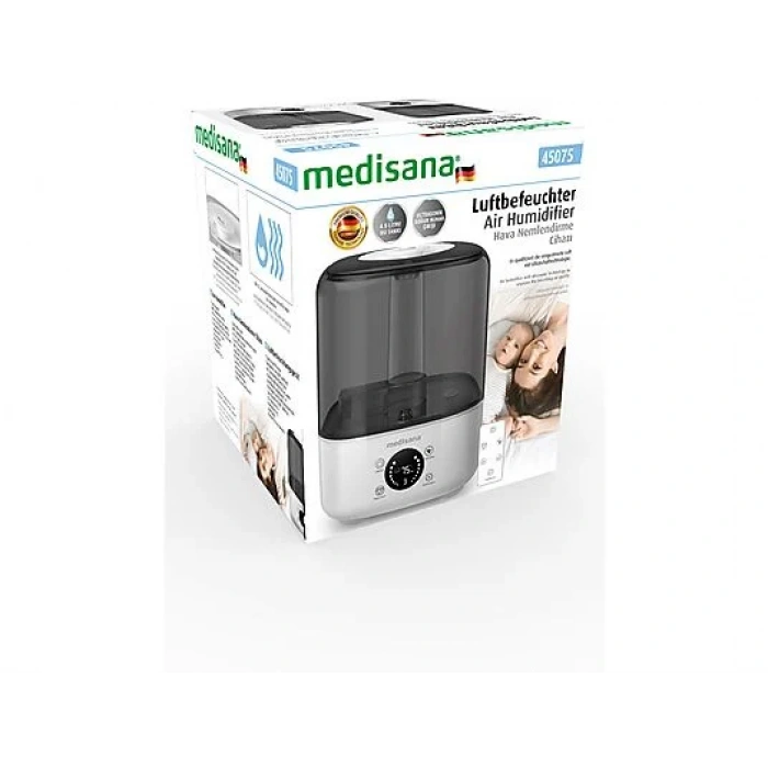 MEDISANA 45075 Ekranlı Aroma Fonksiyonlu 4.5L Buharlı Hava Nemlendirme Cihazı