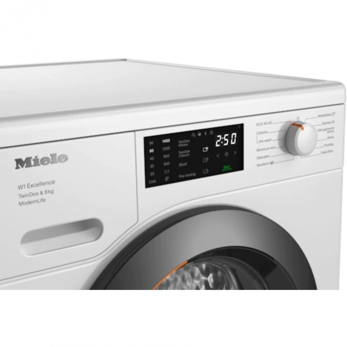 MIELE WEB685 WCS 125 Edition TwinDos A Enerji Sınıfı 8 kg 1400 Devir Çamaşır Makinesi Beyaz