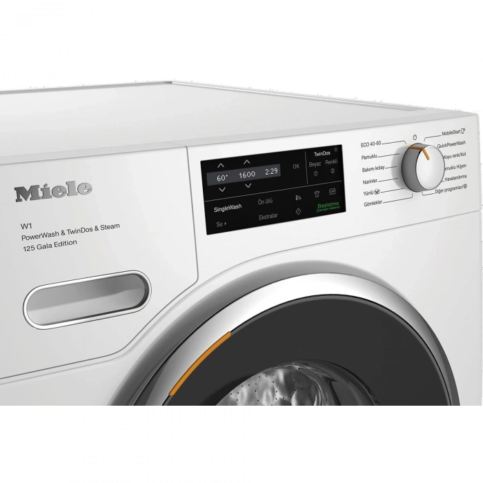 MIELE WWI880 WCS 125 Gala Edition A Enerji Sınıfı 9 kg 1600 Devir Çamaşır Makinesi Beyaz