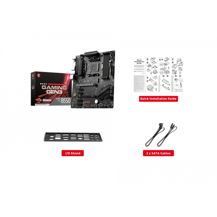 MSI B550M PRO DDR4 S+V+GL AM4 (mATX)