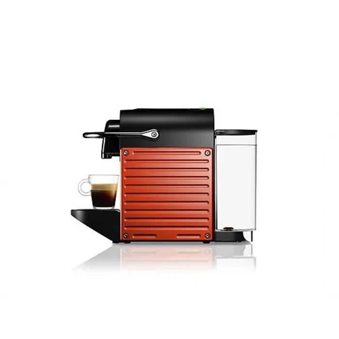 NESPRESSO C66R Pixie Kırmızı Kahve Makinesi ve Süt Köpürtücü Aksesuar