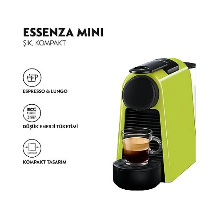 NESPRESSO D30 Essenza Mini Yeşil Kahve Makinesi