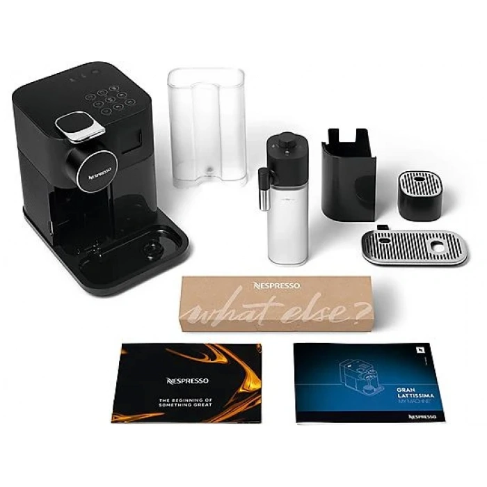 NESPRESSO F541 Gran Latissima Siyah Süt Çözümlü Kahve Makinesi