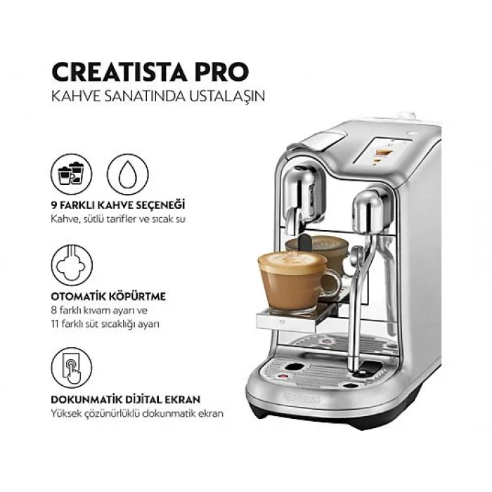NESPRESSO J620 Creatista Pro Süt Çözümlü Kahve Makinesi