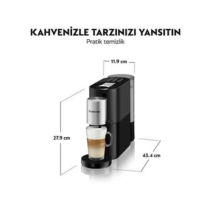NESPRESSO S85 Atelier Süt Çözümlü Kahve Makinesi