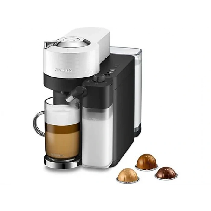 NESPRESSO Vertuo Latissima Süt Çözümlü Kapsüllü Kahve Makinesi Beyaz