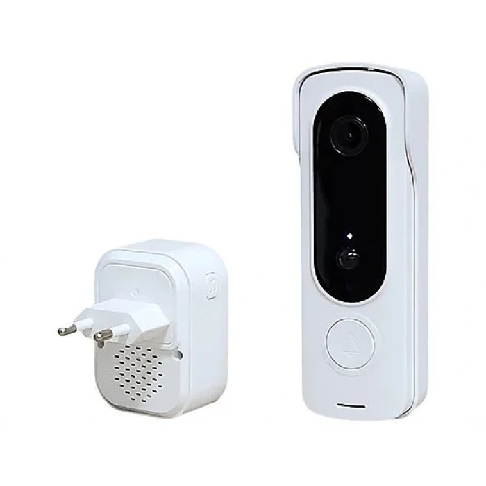 NEUTRON Wi-fi Destekli Görüntülü Kapı Zili Beyaz
