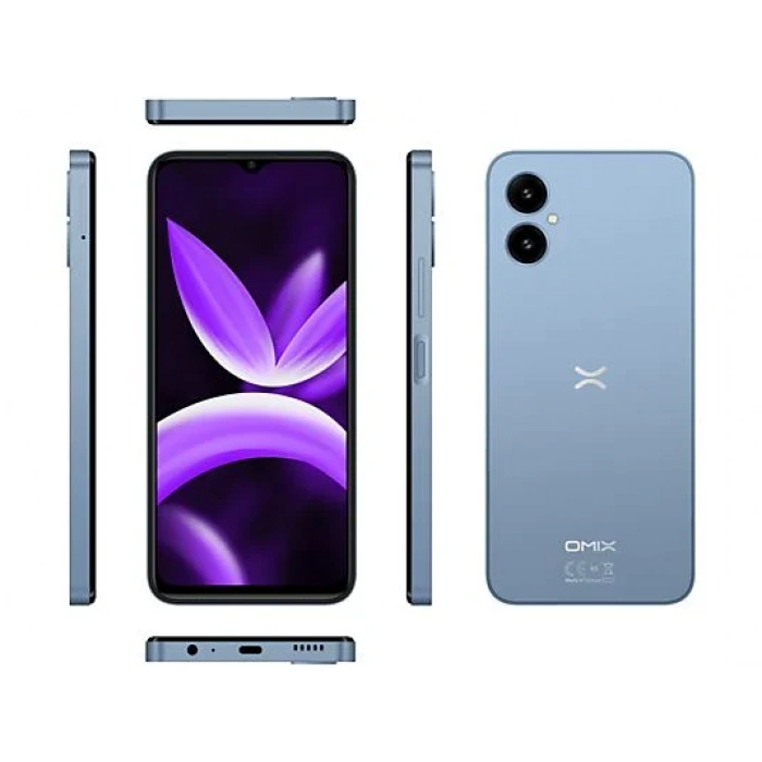 OMIX X5 6/128GB Akıllı Telefon Mavi