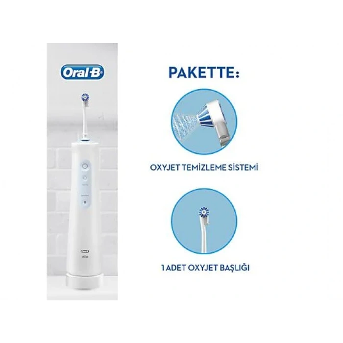ORAL B Aquacare Oxyjet Şarj Edilebilir Ağız Duşu