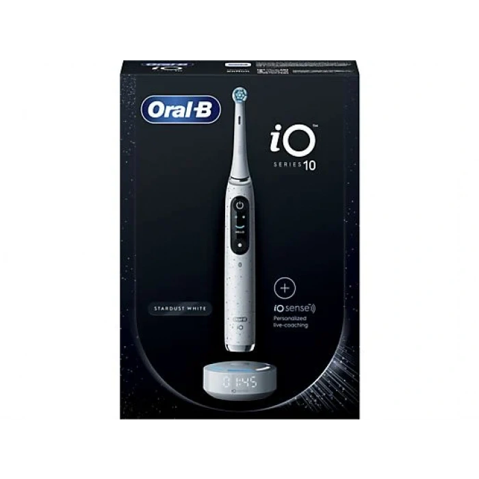 ORAL B iO 10 Şarjlı Diş Fırçası + Manyetik Şarj + Seyahat Kabı Beyaz