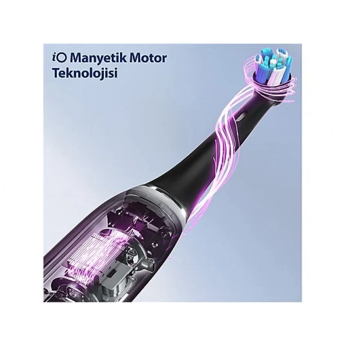 ORAL B iO 4 Şarjlı Diş Fırçası Siyah + Seyahat Kabı