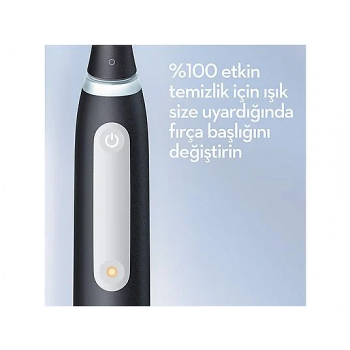 ORAL B iO 4 Şarjlı Diş Fırçası Siyah + Seyahat Kabı