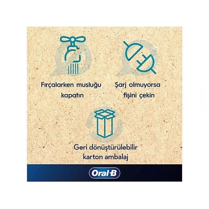 ORAL B Pro 1 Series 1 İkili Paket Siyah ve Mavi Şarjlı Diş Fırçaları