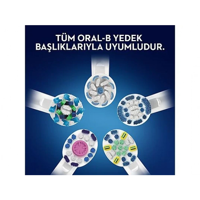 ORAL B Pro 3900 Şarjlı Diş Fırçası 2'li Avantaj Paketi Siyah&Beyaz