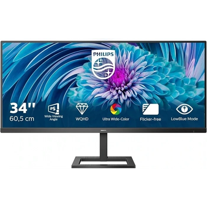 Philips 34 345E2AE/00 IPS Siyah MM Monitör 4ms
