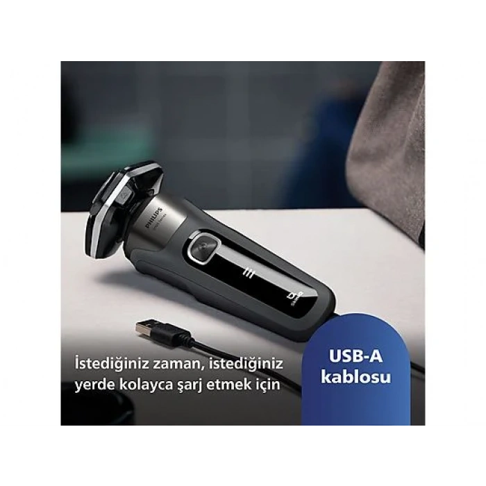 PHILIPS 5000 Serisi Tıraş Makinesi S5887/10,Sinekkaydı Tıraş,Skin IQ Teknolojisi,Islak ve Kuru Kullanım,Hassas Düzeltici
