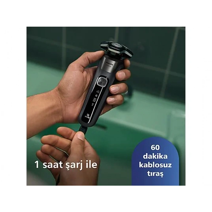PHILIPS 5000 Serisi Tıraş Makinesi S5887/10,Sinekkaydı Tıraş,Skin IQ Teknolojisi,Islak ve Kuru Kullanım,Hassas Düzeltici