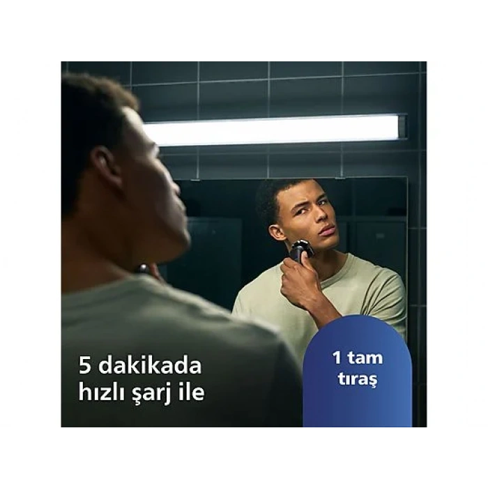 PHILIPS 5000 Serisi Tıraş Makinesi S5887/10,Sinekkaydı Tıraş,Skin IQ Teknolojisi,Islak ve Kuru Kullanım,Hassas Düzeltici