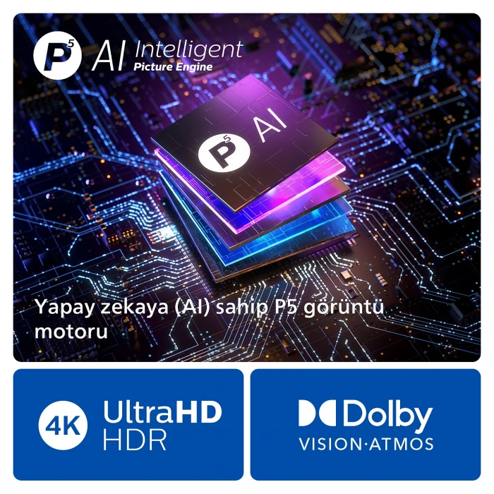 PHILIPS 65OLED809/12 65 inç 164 Ekran Uydu Alıcılı Smart 4K UHD Dolby Vision Dolby Atmos Google Ambilight TV