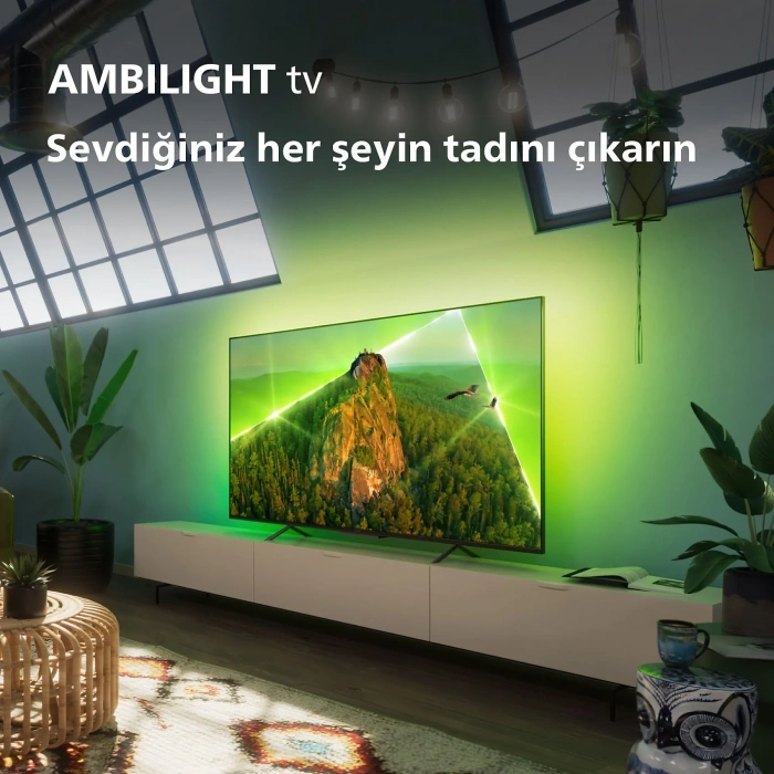 PHILIPS 65PUS8108/62 65 inç 164 Ekran Uydu Alıcılı Smart 4K UHD Ambilight LED TV