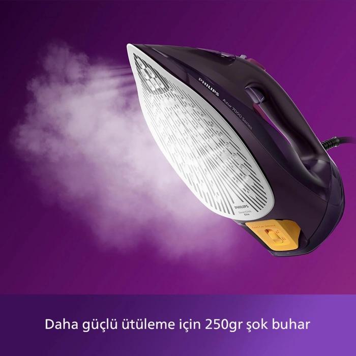 PHILIPS Azur DST7061/30 Buharlı Ütü Koyu Mor