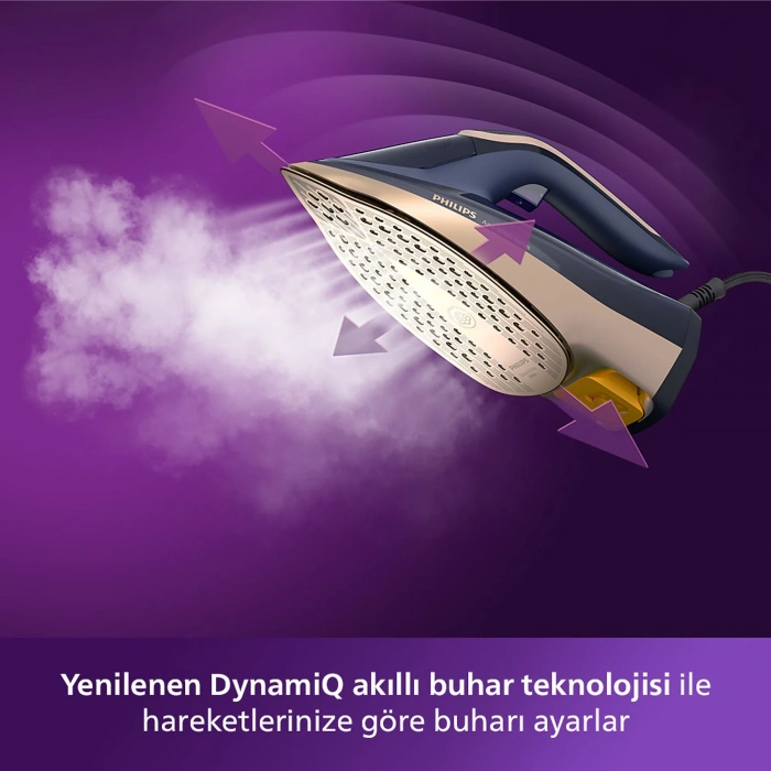 PHILIPS Azur DST8050/20 Buharlı Ütü Mavi